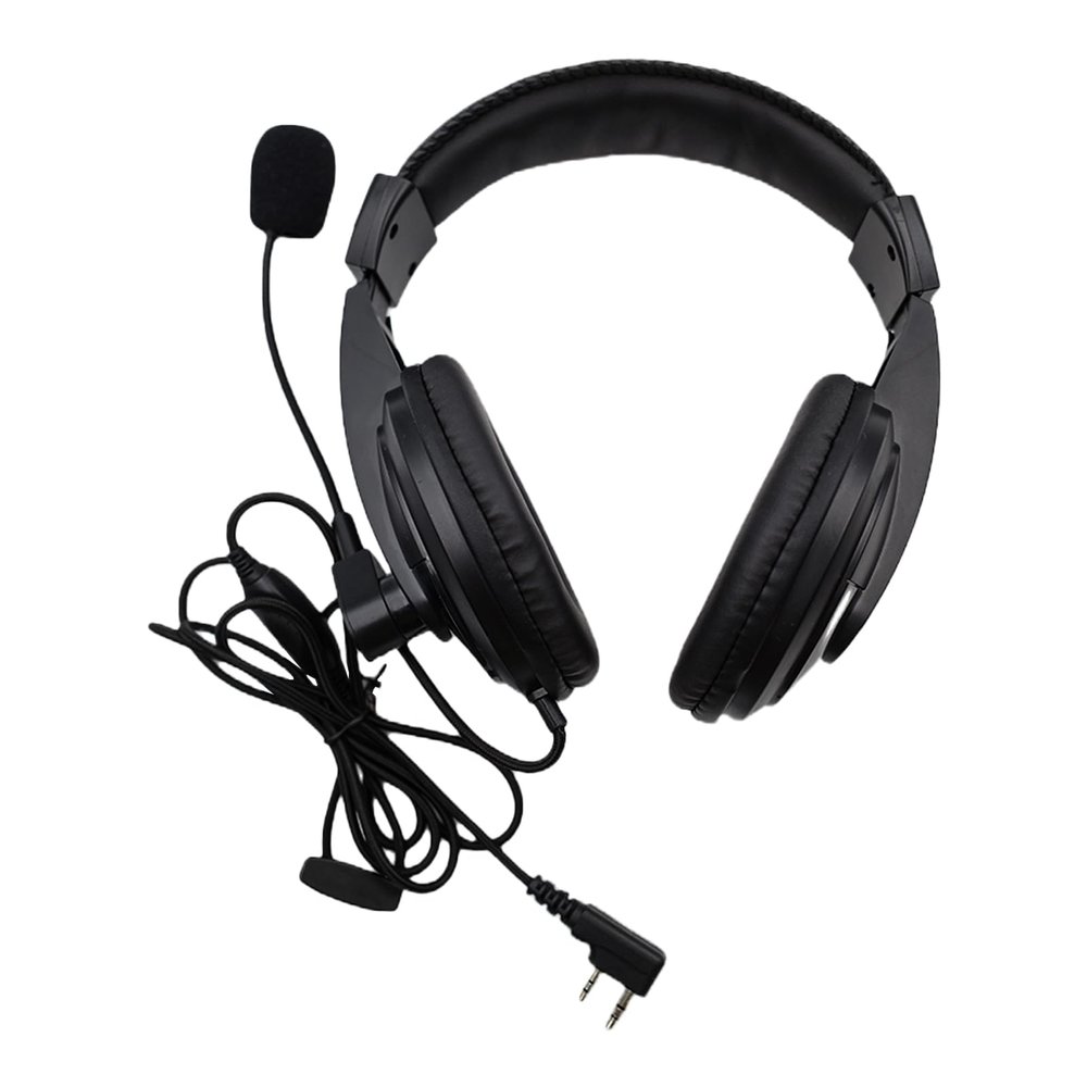 SHIQUN Two Way Radio BF-F8HP Overhead Headsets 2-pin K Plug with Boom Mic Noise Cancelling Over Ear Headphones for Gym VOX-PTT On-Ear UV-5R UV-82 Walkie Talkie Accessories