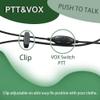 SHIQUN Two Way Radio BF-F8HP Overhead Headsets 2-pin K Plug with Boom Mic Noise Cancelling Over Ear Headphones for Gym VOX-PTT On-Ear UV-5R UV-82 Walkie Talkie Accessories view 4