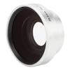 Camera Lens,Metal 30.5mm 0.45x Magnification Optical Glass Wide Angle Macro Additional Lens with Lens Bag,Silver view 2
