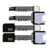 ADTLINK Micro SD to SD Card Extension Cable Adapter Flexible Extender MicroSD to SD/SDHC/SDXC Card Extension Adapter UHS-III (50cm, B33SF) view 1