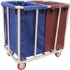 Abnehmbare Beutel mit W?schekorb 2 Beutel W?schesortierwagen Hochleistungs-W?schekorbsortierer mit R?dern fr die Kleideraufbewahrung view 1