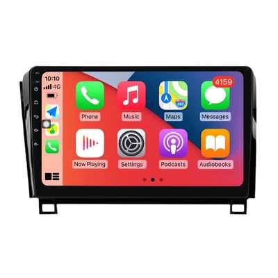 6+128GB 8Core Car Radio Stereo for Toyota Tundra 2007-2013 & Toyota Sequoia 2008-2019 Audio GPS Navigation, 10.1" IPS Touch Screen Head Unit with Car-Play & Android Auto,FM/AM,SWC