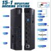 WAVLINK Displaylink Docking Station 3 Monitors with 130W Power Delivery, 10Gbps USB for MacBook M1/M2/M3/Windows, USB-C(3 HDMI, 2 DisplayPort, 2 USB-C, 4 USB3.1, Ethernet, Audio) view 2