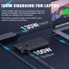 WAVLINK Displaylink Docking Station 3 Monitors with 130W Power Delivery, 10Gbps USB for MacBook M1/M2/M3/Windows, USB-C(3 HDMI, 2 DisplayPort, 2 USB-C, 4 USB3.1, Ethernet, Audio) view 4