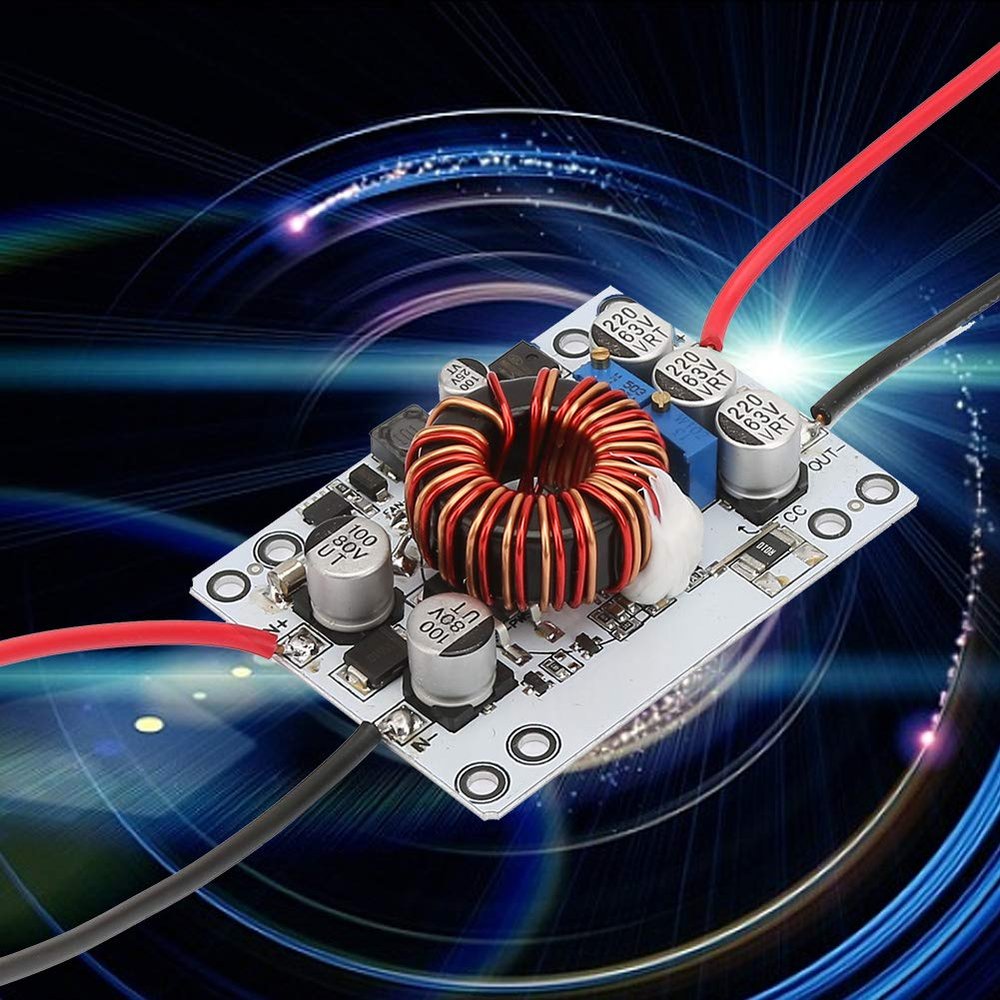 Boost Converter,DCDC 10A 180W Boost Converter 10.5-70V to 2.5-58V Step Up Down Power Supply Module,for High Stability and Performance