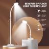 FBBJFF Light Therapy Lamp 11000 Lux, LED UV-Free Sunlight Lamp,Full Spectrum Happy Therapy Lamp with 10 Adjustable Brightness Levels, 2 in 1 Retractable Floor Light Therapy Lamp view 4