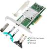 10Gb Ethernet Converged Server 1x SFP+ Port Network Card(NIC) PCIEx8 Compatible Intel X520-DA1 82599EN Chip Support Windows 7/8/10/11/Visa,Server/Linux/VMware view 3