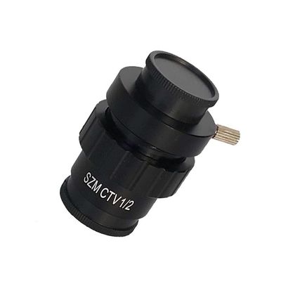 0.3X 0.5X C-Mount Lens Adapter SZMCTV 1/2 1/3 1X Microscope Camera Adapter for Trinocular Stereo Microscopio Video Connector, Microscope Camera Adapters (Color : 0.5X)