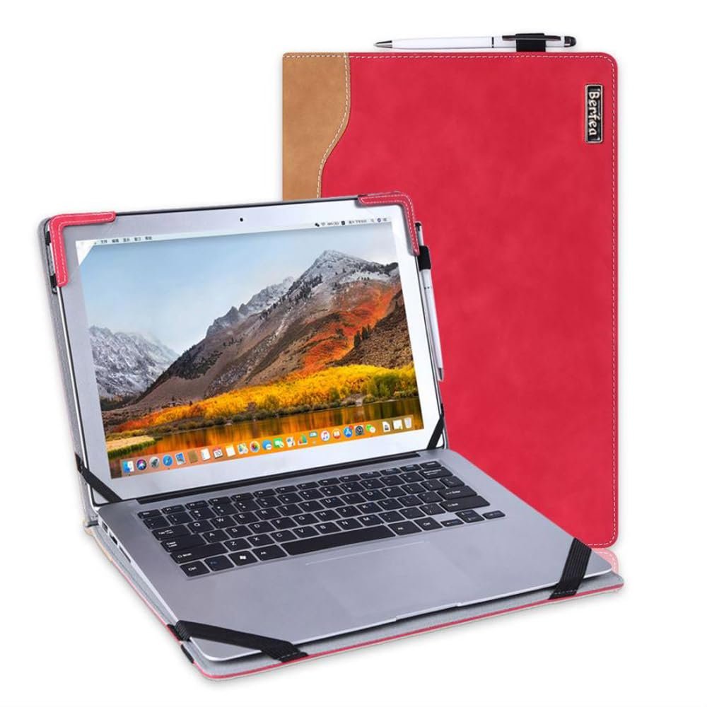 Berfea Protective Case Cover for ASUS Vivobook Laptop 14" 5Z8N 2025 Ultra Portable Business Computer, Chromebook Plus CX34 CX3402, VivoBook X1402/ X1404/ F1404/ E1404F 14 inch Hard Carry Case