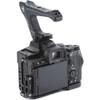 Tilta Half Cage Lightweight Kit Compatible with Sony a7R V, with Mount Accessories via NATO, Cold Shoe and 1/4"-20 Threads with Locating Pins | TA-T46-A (Black) view 4