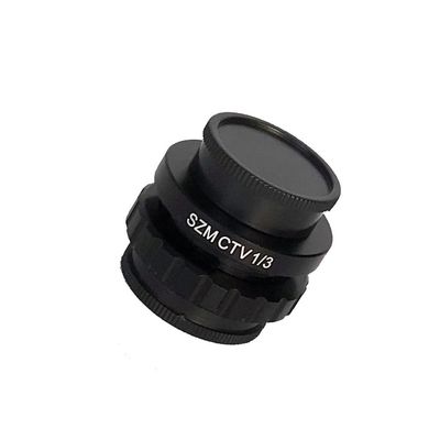 0.3X 0.5X C-Mount Lens Adapter SZMCTV 1/2 1/3 1X Microscope Camera Adapter for Trinocular Stereo Microscopio Video Connector, Microscope Camera Adapters (Color : 0.3X)