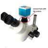 0.3X 0.5X C-Mount Lens Adapter SZMCTV 1/2 1/3 1X Microscope Camera Adapter for Trinocular Stereo Microscopio Video Connector, Microscope Camera Adapters (Color : 0.3X) view 3