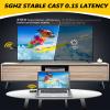 HDMI Wireless Transmitter and Receiver 4K Decode, 5G/1080P Portable Wireless Display Extender, 165FT Range, Truly PlugPlay for Casting Video from Laptop/PC/TV Box to TV/Projector/Monitor, NO Splitter view 4