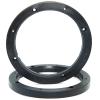 FDXGYH 2 Pcs 6.5-Inch Auto Car Universal Fit ABS Speaker Spacers Car Stereo Speaker Spacer Adaptor Ring Mounting Bracket (Black) view 1
