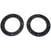 FDXGYH 2 Pcs 6.5-Inch Auto Car Universal Fit ABS Speaker Spacers Car Stereo Speaker Spacer Adaptor Ring Mounting Bracket (Black) view 2