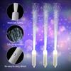 SZHFU 15 PCS Glow Sticks Party Favors for Kids, White Fiber Optic Wands LED Light up Wedding Wand, 3 Light Modes Flashing Glow Sticks for Bridal Shower Christmas Fiber Optic Light Wand view 2