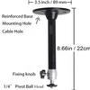 2-Be-Best Mini Projector Mount 8.6IN / 22CM Projector Ceiling Mount Mini Wall Mount Compatible with HAPPRUN, CiBest, Aurzen, PANSEBA, ARTSEA, TMY Projectors and Others Black view 2