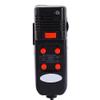Black Car Siren Horn, 60W 5 Sound Tone 300db Megaphone Air Plastic and Mental Horn Siren with PA System MIC Speaker Vehicle Siren Sound Horn Fit for Fire Ambulance Hooter, 12V view 4