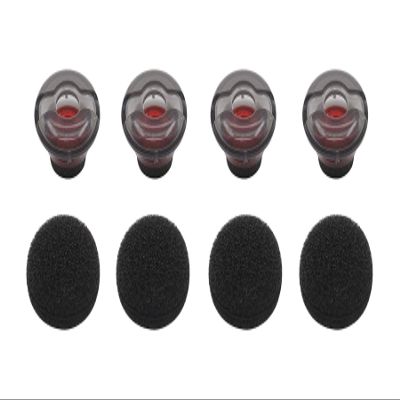 4pcs Medium Size Ear Gels for Plantronics Voyager 5200-5220 Replacement Spare Kit with Foams