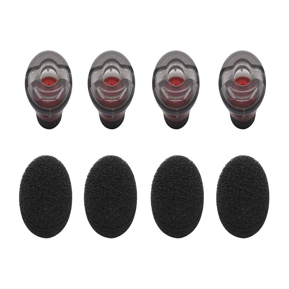 4pcs Medium Size Ear Gels for Plantronics Voyager 5200-5220 Replacement Spare Kit with Foams