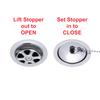 Ambassador Marine Sink Drain 2 Inch Straight Low Profile S00-0104-UP-W view 3