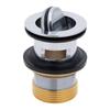 Ambassador Marine Sink Drain Flip Drain Chrome 1 1/2 inch view 1