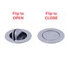 Ambassador Marine Sink Drain Flip Drain Chrome 1 1/2 inch view 3