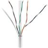 ADI PRO 0E-CAT6PWHP CAT6+ Plenum Cable, White Jacket; 23 AWG Solid Bare Annealed Copper; 1000 feet Reel in Box; Unshielded; UTP; 25 pounds Max Pulling Force; Tested to 550 MHz view 1