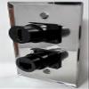 1 Port HDMI/1 Port Cat6 D Series Heavy Duty Pass Through Solderless Stainless Steel Wall Plate - HDMI Straight Exit [2 Pack] view 2
