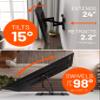 ECHOGEAR XL Full Motion TV Wall Mount - Universal Bracket for Big TVs Up to 90" - Smooth Articualtion Plus Easy 3 Step Install with Pre-Assembled TV Interface - Ideal for OLED & QLED TVs view 3
