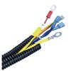 1/2" x 100 ft. Shurtek Flexible Corrugated Black LDPE Split Tubing Wire Loom view 4