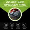 GearIT 200ft 14ga CL3 Speaker Wire & 12 Rt Angle Banana view 3