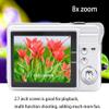 Acuvar 18MP Megapixel Digital Camera Kit with 2.7" LCD Screen, Rechargeable Battery, 32GB SD Card, Card Holder, Card Reader, HD Photo & Video for Indoor, Outdoor Photography for Adults, Kids (Silver) view 3