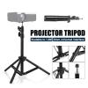 DYPASA Projector Mount Universal Aluminum Alloy Home LCD Projector Tripod Mount Bracket Holder Stand 6mm Interface Projection Accessory, Black Ceiling Mount with Tray view 3