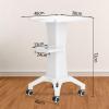DYPASA Projector Mount White Projector Stands, Multifunction Video Projector Floor Tables on Wheels | Moveable Laptop Trolley, On Caster Wheels Ceiling Mount with Tray view 2