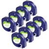 8-Pack Wonfoucs Label Tape Replace for Dymo LetraTag White Paper Refill 1/2" x 13' 12mm x 4m Black on White LT Label Maker Tape for Dymo Letra Tag LT-100H Plus 200B LT-100T QX50 XR view 1