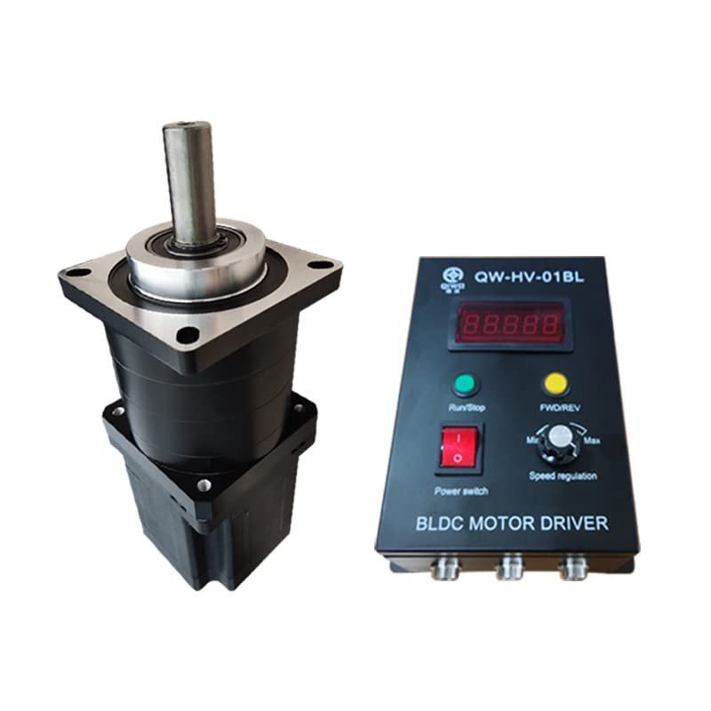 110V/220V 2000W Planetary Reducer Brushless Motor Radio 3/4/5/6/10/20/30 Low Speed BLDC Motor Controller Reducer Kits (110V-2000W Radio 6)