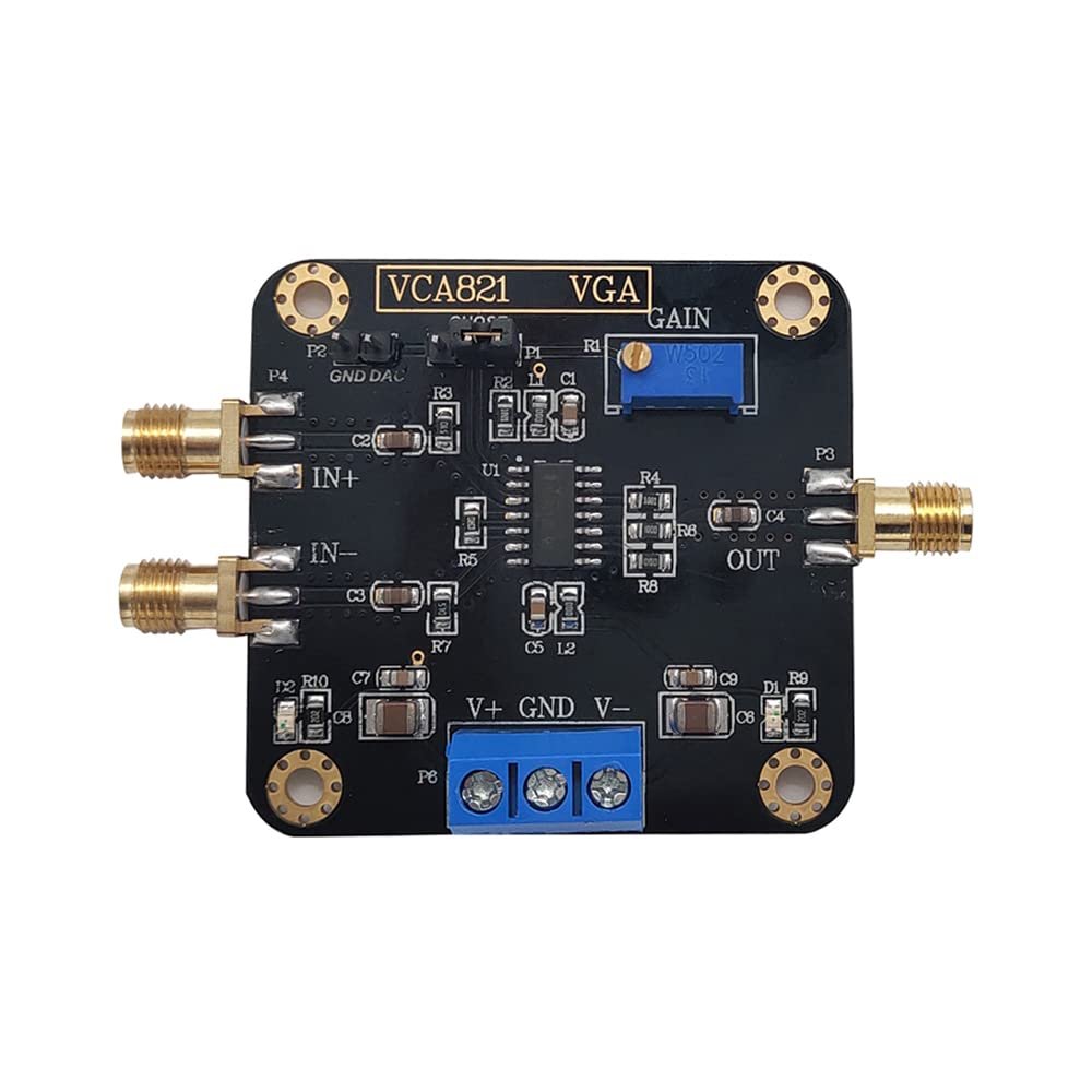 Q-BAIHE Voltage Controlled Gain Amplifier VCA821 Module Electronic Contest Module Program Controlled Gain Amplifier