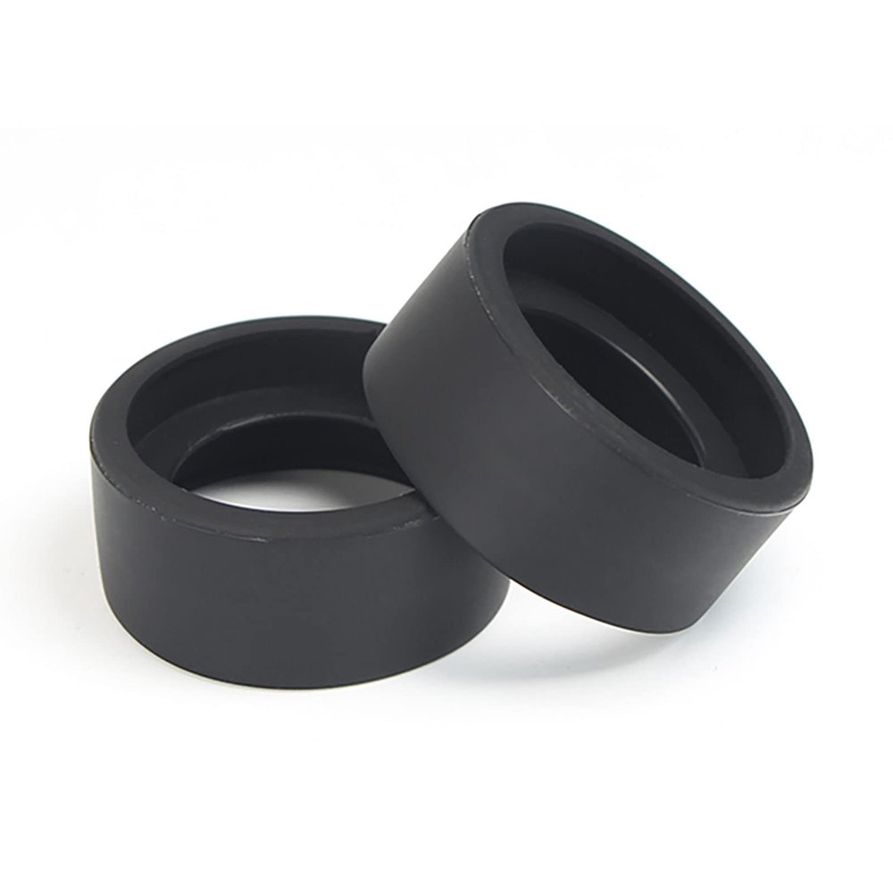 2 pcs/Set 34mm Diameter Rubber Eyepiece Cover Eyeguards Eye Shields Protection Stereo Microscope Telescope Monocular Binocular (Package 2)