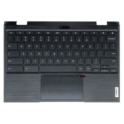 LTPRPTS Replacement Laptop Upper Case Palmrest Keyboard with Webcam Touchpad Assembly Part for Lenovo Chromebook 300e 2nd Gen 81MB (FF26) 5CB0T79500 5CB1D01489 SN21B82736 Black