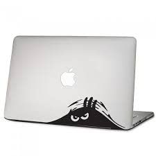 2-PCS Peeking Monster Laptop Stickers  7.5 Inch Vinyl Decals for Laptop, Computer, iPad, Scrapbook, Water Bottle  Waterproof Cute Sticker for Laptop, Women, Tumblers, Eco Vinyl Design