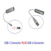 CompuCablePlusUSA.com Best 4 in 1 Hub, USB-C Male to 1 Female RJ45 Gigabit Ethernet LAN Network Adapter, 3 Female Ports USB 3.0 + 1 Piece Adapter of Type C Female to Type A Male (Ethernet & USB) view 4