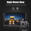 10.1in Wired Backup Camera System, 4 Channel 1080P Camera, Support Split/Quard Screen, IR Night Vision, Avoid Blind Spot, IP68 Waterproof view 2