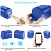 AURTEC Portable Bluetooth Speaker Upgraded, Dual Wireless Speakers with True Wireless Stereo Technology,Strong Bass and Powerful Volume, Bluetooth 4.2 for iPhone, Echo, Android and More, Blue view 2