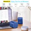 AURTEC Portable Bluetooth Speaker Upgraded, Dual Wireless Speakers with True Wireless Stereo Technology,Strong Bass and Powerful Volume, Bluetooth 4.2 for iPhone, Echo, Android and More, Blue view 3