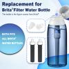 Brita 2in1 Water Bottle Filter & Mouthpiece Replacement - 2pcs Filter & 2pcs Bite Valve view 2