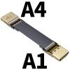 ADT-Link Shielded HD-to-HD V2.0 Built-in Extension Cable A Type 2K/144hz 4K/60Hz Computer Wire Standard Flat Ribbon Cable (20cm, A1-A4(Male-Female)) view 2