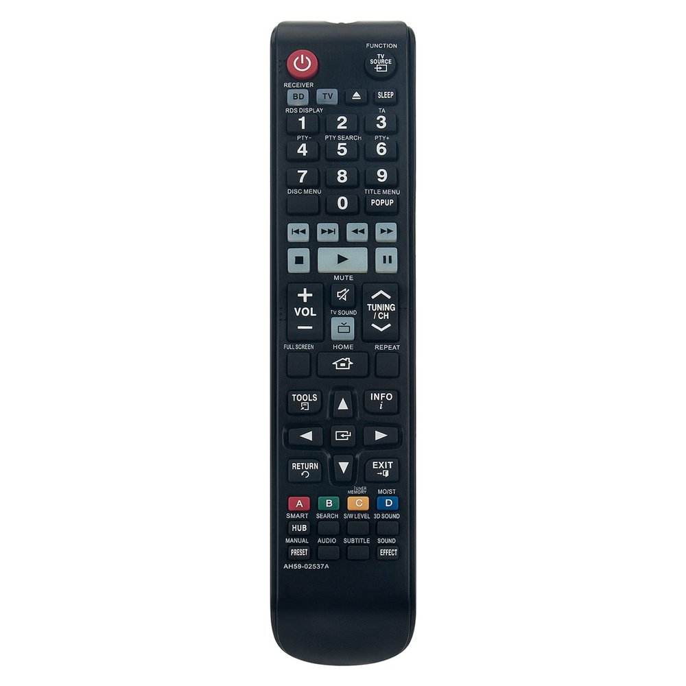 AH59-02537A Replacement Remote Control Fit for Samsung Blu-ray Home Theater HT-F5200 HT-F5500 HT-F5530 HT-F5550 HT-F6500 HT-F6530W HT-F6550W HT-FS5200 HT-FS6200 HT-F5500K HT-F5550K