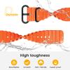 NotoCity for Garmin Fenix 6 Band 22mm Ocean Watch Band for Fenix 7, Fenix 5, Fenix 6 Pro, Fenix 5 Plus, Forerunner 955/945, Approach S60/S62, Epix (Orange) view 3