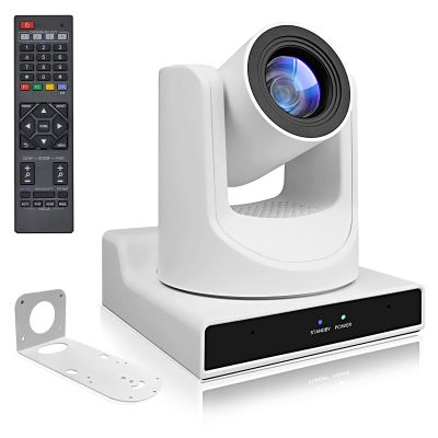 PTZ Camera,30X Optical Camera with IP Live Streaming with Simultaneous 3G-SDI and USB Video Output and Auto-Tracking/Zoom Video/POE/1080P Full HD,HDMI PTZ Camera for Conferences, Church, Teaching